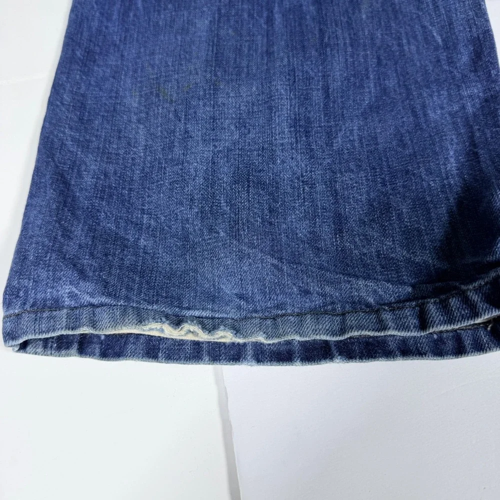 Levi's 569 Straight Leg Jeans Mens 40x30 Blue Denim Cotton Loose Fit‎ Black Tag